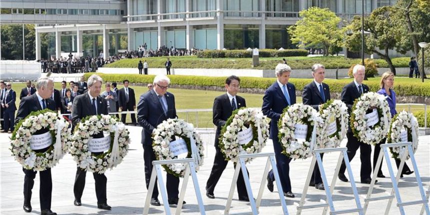 Povijesni dan u Hirošimi, Kerry i G7 odali počast žrtvama, foto-HINA Povijesni dan u Hirošimi, Kerry i G7 odali počast žrtvama, foto-HINA