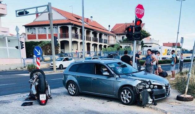 Prometna nesreća na križanju 4. Gardijske brigade i Augustina Kažotića