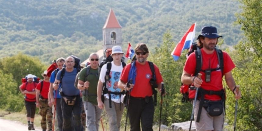 “Dinaridi” krenuli putem Oluje, foto:CROPIX “Dinaridi” krenuli putem Oluje, foto:CROPIX