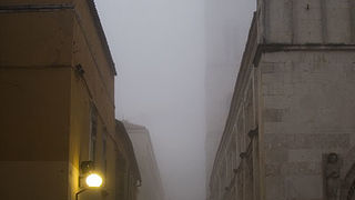 Zadar, magla svuda oko nas