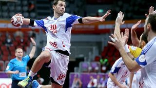Doha, Katar – 24. svjetsko rukometno prvenstvo, 4. kolo, grupa B, Makedonija- Hrvatska. Photo: Goran Stanzl/PIXSELL