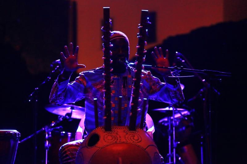 Gradina, 19. Ethnoambient Salona 2016, festival etno glazbe. Seckou Keita. Photo: Miranda Cikotic/PIXSELL