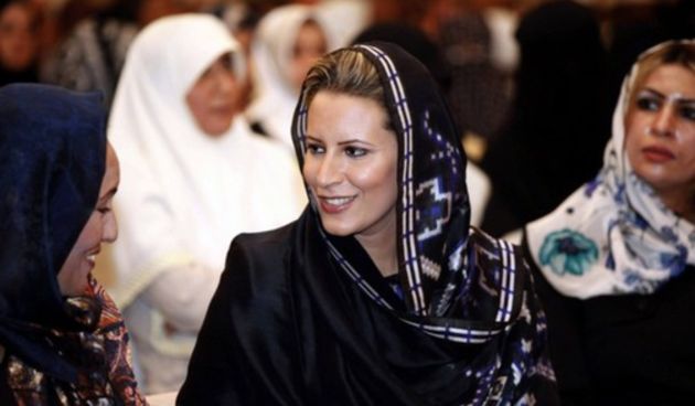 Gadafijeva kćer i supruga, foto: Reuters