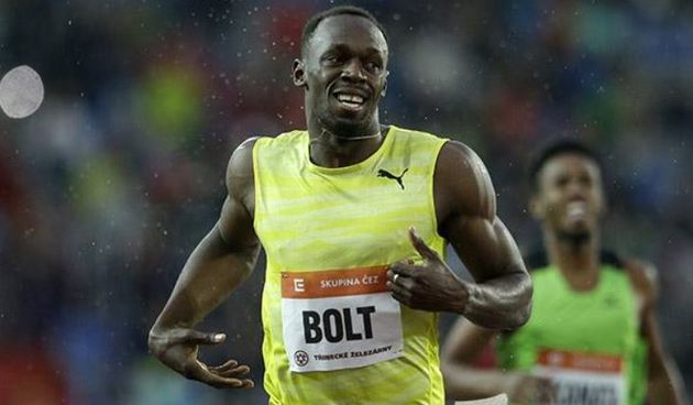 Usain Bolt, foto: CBC Sports ‏@cbcsports