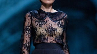 Zagreb, 191012.
U shopping centru Westgate od 18.-20.10. odrzava se modna revija Cro A Porter.
Na fotografiji: revija Monika Sablic.
Foto: Neja Markicevic / CROPIX