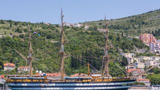Talijanski školski brod “Amerigo Vespucci” u Dubrovniku. Photo. Grgo Jelavić/PIXSELL