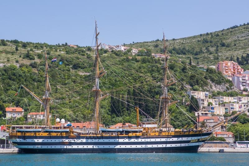 Talijanski školski brod “Amerigo Vespucci” u Dubrovniku. Photo. Grgo Jelavić/PIXSELL