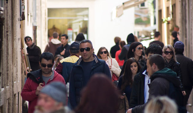 Đir po gradu 24. ožujka 2011., ljudi, ulica, guzva (foto:Saša Čuka)