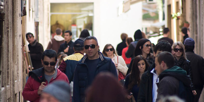Đir po gradu 24. ožujka 2011., ljudi, ulica, guzva (foto:Saša Čuka)