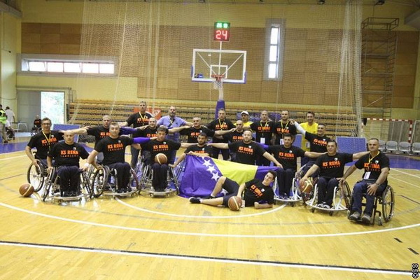Hrvatska košarkaška reprezentacija u kolicima nastupila na EP divizije B u Sarajevu Hrvatska košarkaška reprezentacija u kolicima nastupila na EP divizije B u Sarajevu
