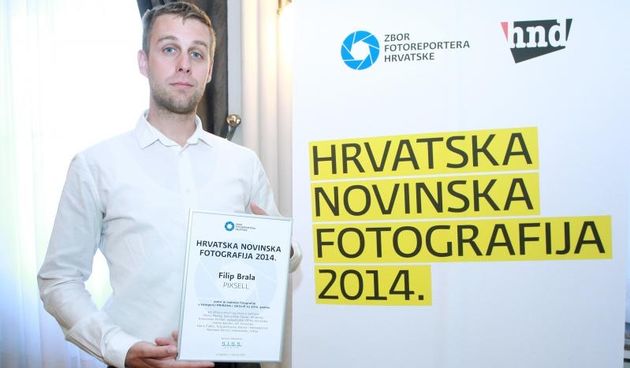 Velika dvorana HND-a, Proglasenje pobjednika 12. natjecaja Hrvatska novinska fotografija. Photo: Goran Jakus/PIXSELL