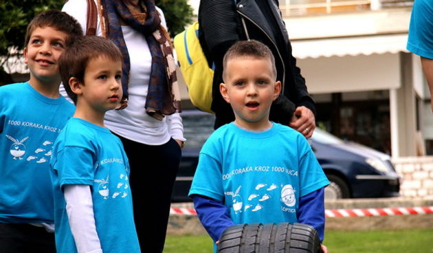 Sportska manifestacija za djecu “1000 koraka kroz 1000 ulica” SŠ “Loptica”