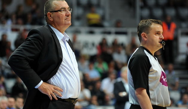 Zadar, 180512Dvorana Kresimira Cosica.Kosarkaska utakimca A1 lige, polufinale doigravanja izmedju KK Zadar i KK Cibona.Na fotografiji:  Jasmin Repesa – trener CiboneFoto: Luka Gerlanc / CROPIX