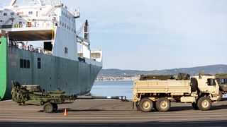 U Gaženicu dopremljena vojna oprema i sredstva za vježbu Immediate Response 21 U Gaženicu dopremljena vojna oprema i sredstva za vježbu Immediate Response 21