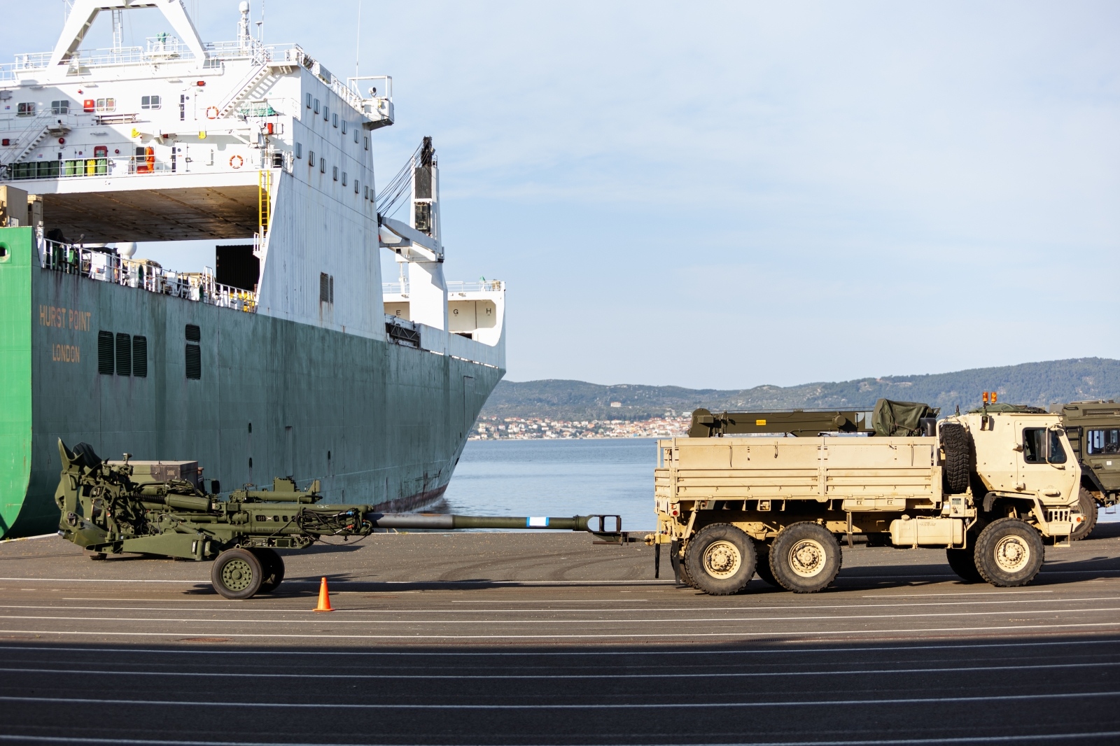 U Gaženicu dopremljena vojna oprema i sredstva za vježbu Immediate Response 21 U Gaženicu dopremljena vojna oprema i sredstva za vježbu Immediate Response 21