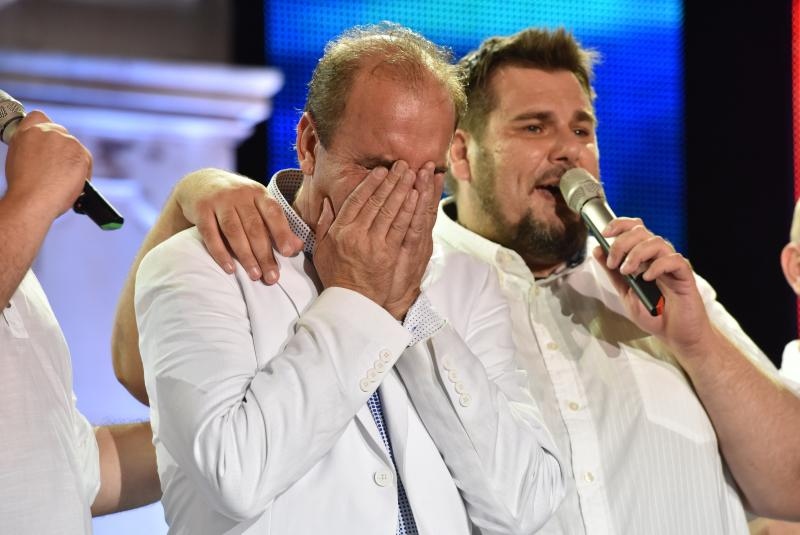 Mladen Grdović osvojio prvu nagradu publike na Splitskom festivalu 2016. Photo: Hrvoje Jelavić/PIXSELL