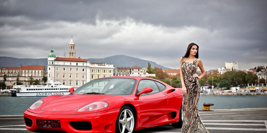 Kombinacija snova Brzina & Ljepota (Lijepe žene jure Splitskom rivom)