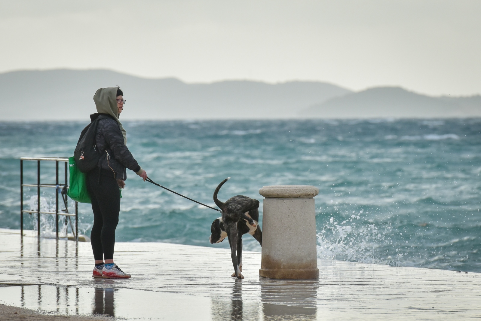 Olujno jugo u Zadru, 5. prosinca 2020.