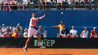 Davis Cup: Vruća navijačka atmosfera u meču Ćilića i Querreya