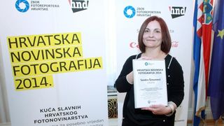 Velika dvorana HND-a, Proglasenje pobjednika 12. natjecaja Hrvatska novinska fotografija. Photo: Goran Jakus/PIXSELL Velika dvorana HND-a, Proglasenje pobjednika 12. natjecaja Hrvatska novinska fotografija. Photo: Goran Jakus/PIXSELL