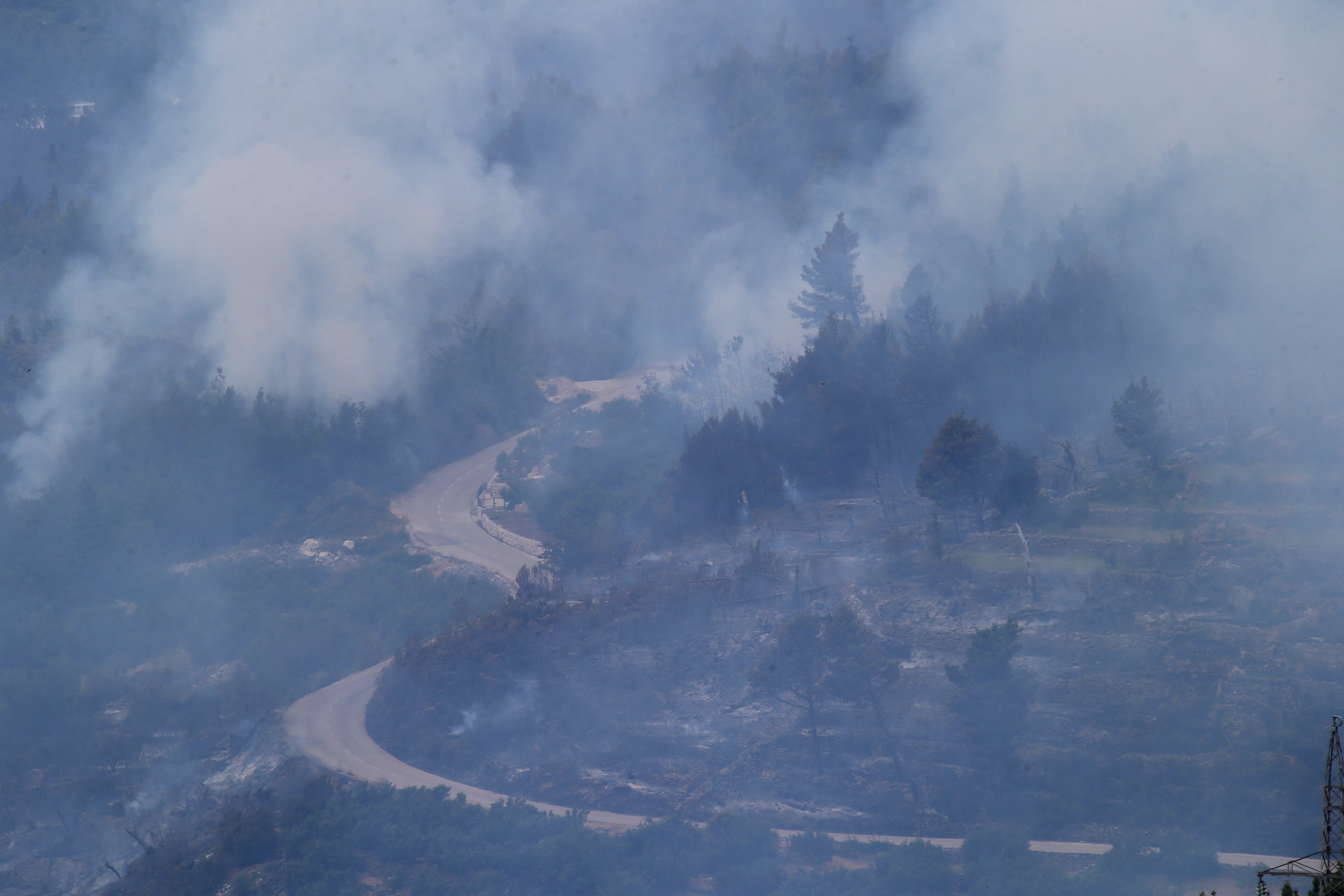 Požar na padinama Biokova Požar na padinama Biokova