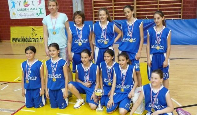Košarka: Zadranke do 12 godina prvakinje Hrvatske! / kkdubrava.hr