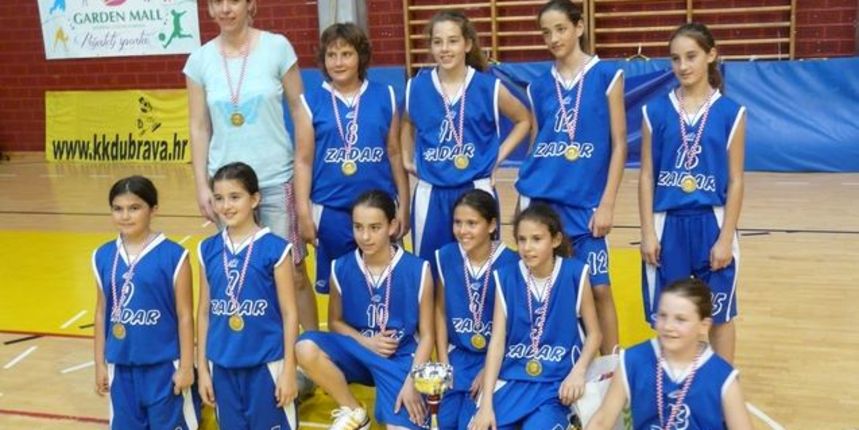 Košarka: Zadranke do 12 godina prvakinje Hrvatske! / kkdubrava.hr Košarka: Zadranke do 12 godina prvakinje Hrvatske! / kkdubrava.hr