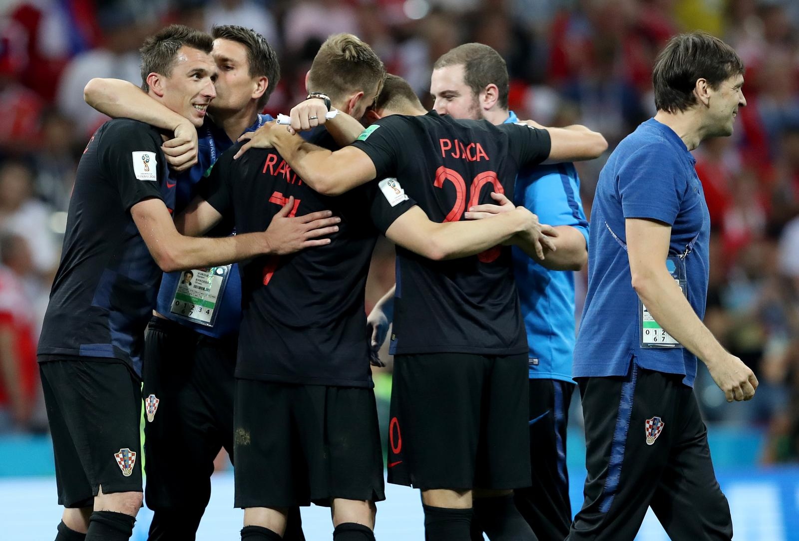 Slavlje Vatrenih nakon plasmana u polufinale Svjetskog prvenstva Slavlje Vatrenih nakon plasmana u polufinale Svjetskog prvenstva