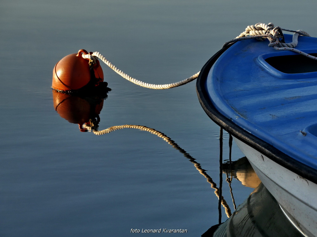 Svitanje i rano jutro u novoj luci Gaženica