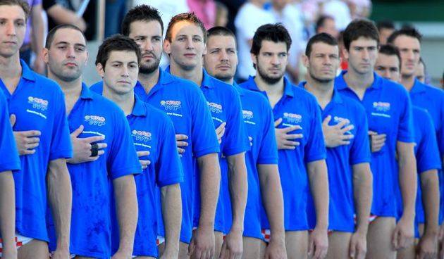 Hrvatska vaterpolo reprezentacija. Photo: Nel Pavletic/PIXSELL