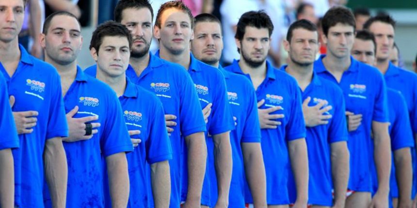 Hrvatska vaterpolo reprezentacija. Photo: Nel Pavletic/PIXSELL