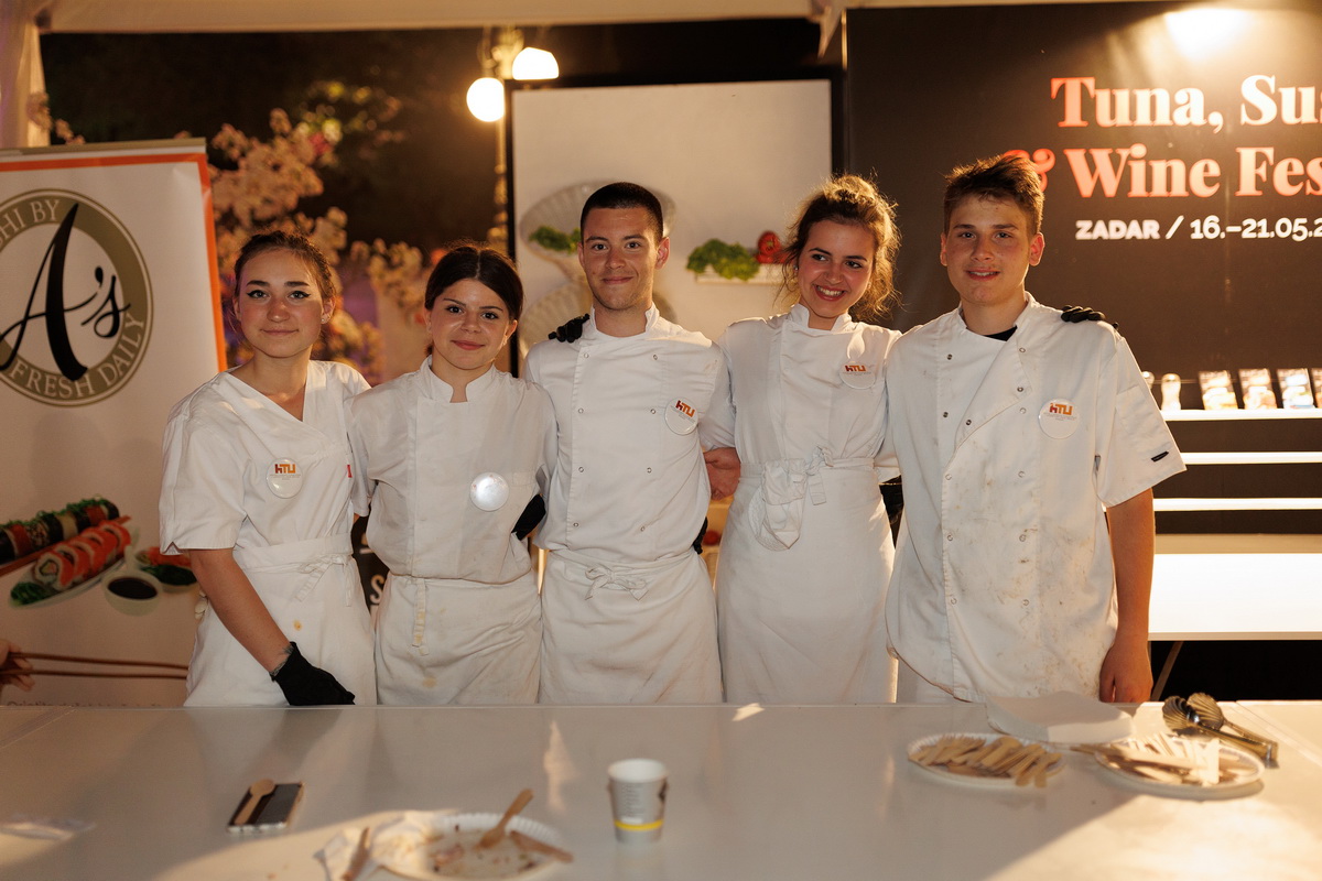 Prva večernja “fešta od rib'” Tuna, Sushi & Wine Festivala