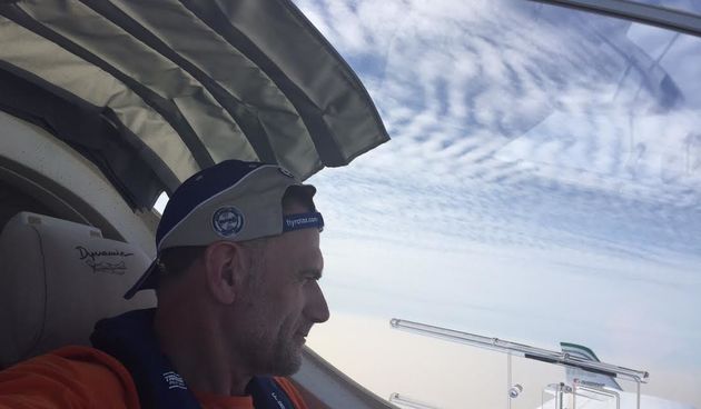 Matevž Lenarčič iznad Atlanskog oceana