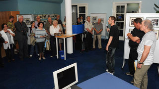 Zadar, 4.6.2012. snimio: Nenad Marčev
Izložba Petra Goića
Gradska knjižnica Zadar Zadar, 4.6.2012. snimio: Nenad Marčev
Izložba Petra Goića
Gradska knjižnica Zadar