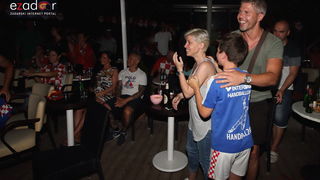 Bibinje: Navijanje za Vatrene i fešta nakon pobjede nad Engleskom