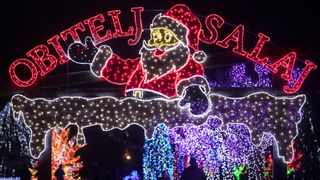 Još raskošnije izdanje: pogledajte kako izgleda Božićna priča obitelji Salaj gdje je ove godine zasjalo rekordnih 2.5 milijuna lampica