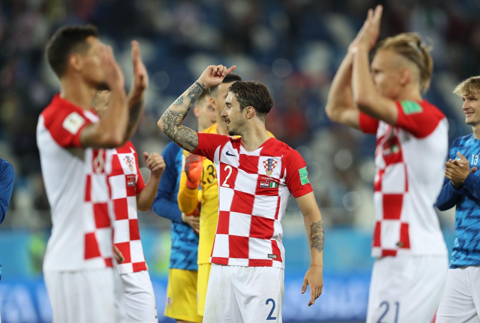 SP 2018: Slavlje hrvatskih reprezentativaca nakon pobjede nad Nigerijom SP 2018: Slavlje hrvatskih reprezentativaca nakon pobjede nad Nigerijom