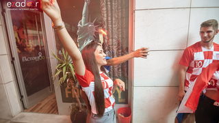 Navijačko ludilo u Zadru za vrijeme i nakon finala Svjetskog prvenstva Navijačko ludilo u Zadru za vrijeme i nakon finala Svjetskog prvenstva