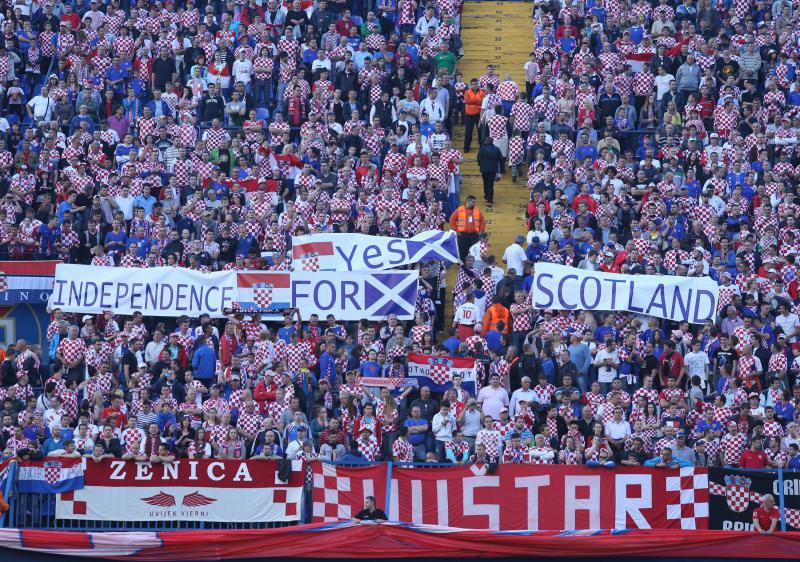 Kvalifikacijska nogometna utakmica izmedju Hrvatske i Skotske za Svjetsko nogometno prvenstvo u Brazilu 2014. godine. Photo: PIXSELL Standard Sport Kvalifikacijska nogometna utakmica izmedju Hrvatske i Skotske za Svjetsko nogometno prvenstvo u Brazilu 2014. godine. Photo: PIXSELL Standard Sport
