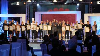 25.10.2013., Zadar – U Falkensteiner hotelu u Punta Skali dodjeljene su nagrade “Covjek – kljuc uspjeha u turizmu”. Svecanosti su prisustvovali premijer Zoran Milanovic te ministri Darko Lorencin i Gordan Maras te brojni drugi uvazeni gosti. Photo: Fili