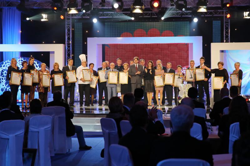 25.10.2013., Zadar – U Falkensteiner hotelu u Punta Skali dodjeljene su nagrade “Covjek – kljuc uspjeha u turizmu”. Svecanosti su prisustvovali premijer Zoran Milanovic te ministri Darko Lorencin i Gordan Maras te brojni drugi uvazeni gosti. Photo: Fili