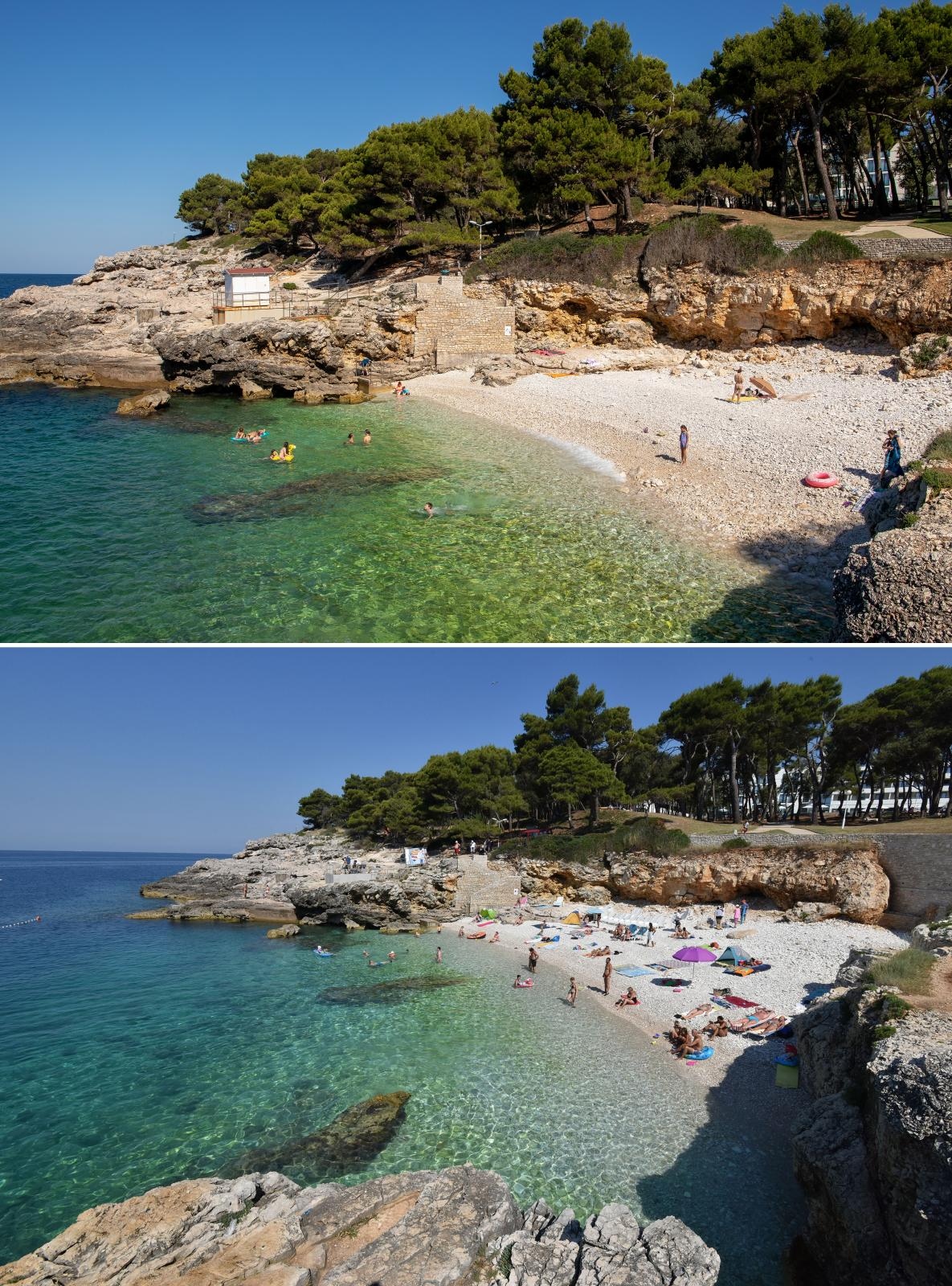 Kombo fotografije: Kako COVID-19 utječe na turističku sezonu