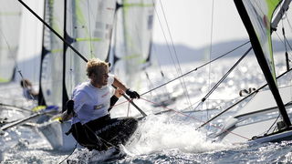 Zadar, 050909.
Europsko prvenstvo u jedrenju za klasu 49 er 2009 u Zadru.
Valovi, bura i sunce. Savreseno vrijeme za jedrenje i odrzavanje prvog plova sestog dana i 17 – og ujedno i zadnjeg plova u zlatnoj skupini Europskog prvenstva u jedrenju za kalsu 4