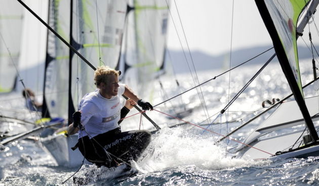 Zadar, 050909.
Europsko prvenstvo u jedrenju za klasu 49 er 2009 u Zadru.
Valovi, bura i sunce. Savreseno vrijeme za jedrenje i odrzavanje prvog plova sestog dana i 17 – og ujedno i zadnjeg plova u zlatnoj skupini Europskog prvenstva u jedrenju za kalsu 4