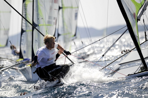 Zadar, 050909.
Europsko prvenstvo u jedrenju za klasu 49 er 2009 u Zadru.
Valovi, bura i sunce. Savreseno vrijeme za jedrenje i odrzavanje prvog plova sestog dana i 17 – og ujedno i zadnjeg plova u zlatnoj skupini Europskog prvenstva u jedrenju za kalsu 4