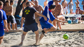 Nogometni turnir na pijesku Kolovara (foto:Saša Čuka)