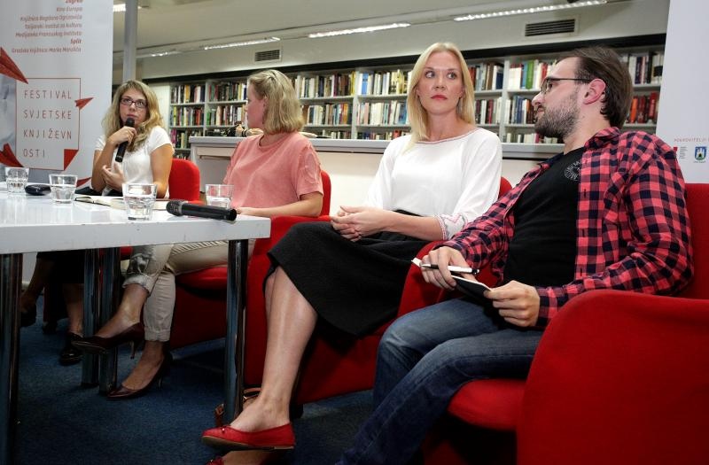 Zagreb: Ivana Bodrožić i finska autorica Johanna Holmstrom na Festivalu svjetske književnosti Zagreb: Ivana Bodrožić i finska autorica Johanna Holmstrom na Festivalu svjetske književnosti