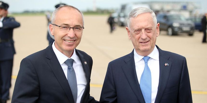 Damir Krstičević i James Mattis Damir Krstičević i James Mattis