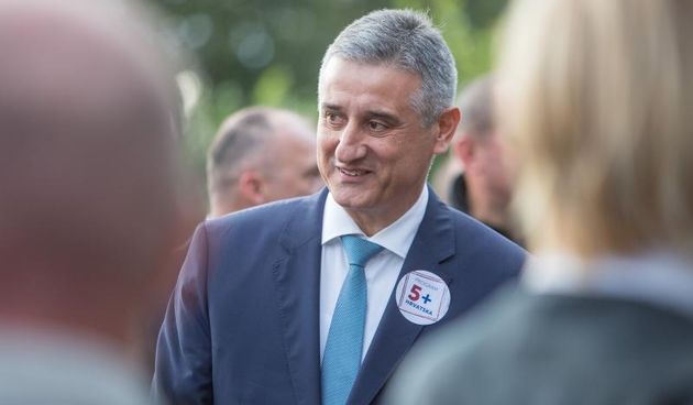 Predstavljanje Izbornog programa Domoljubne koalicije Gospodarski rast, odrzivi razvoj i zaposljavanje, 5 + Hrvatska, program je predstavio Tomislav Karamarko, predsjednik Hrvatske demokratske zajednice. Photo: Nel Pavletic/PIXSELL