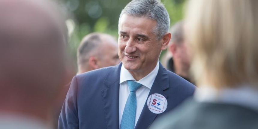 Predstavljanje Izbornog programa Domoljubne koalicije Gospodarski rast, odrzivi razvoj i zaposljavanje, 5 + Hrvatska, program je predstavio Tomislav Karamarko, predsjednik Hrvatske demokratske zajednice. Photo: Nel Pavletic/PIXSELL Predstavljanje Izbornog programa Domoljubne koalicije Gospodarski rast, odrzivi razvoj i zaposljavanje, 5 + Hrvatska, program je predstavio Tomislav Karamarko, predsjednik Hrvatske demokratske zajednice. Photo: Nel Pavletic/PIXSELL